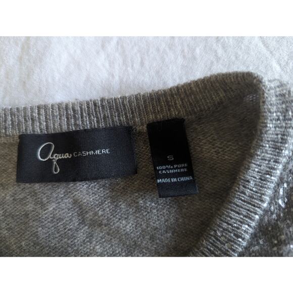 Aqua Cashmere Cardigan And Vintage B. Altman Cashmere Turtleneck Bundle Size S - Picture 5 of 16